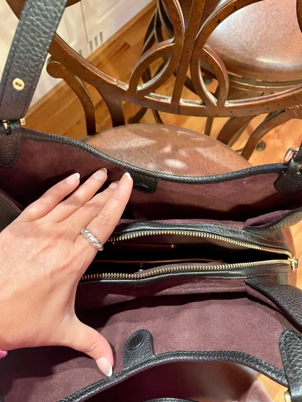 Coach Lori Shoulder Bag - Black - Picture 5 of 7